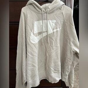 Cream Nike hoodie